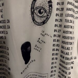 Bad Bunny 2024 White Graphic Tee